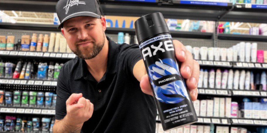 Score Up to $2.50 Walmart Cash on AXE Body Sprays & Deodorants