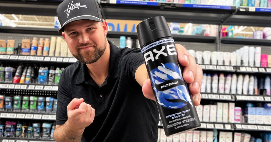 Score Up to $2.50 Walmart Cash on AXE Body Sprays & Deodorants