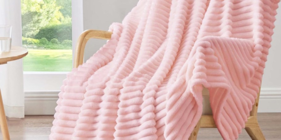 Plush Throw Blanket Only $7.59 Shipped for Prime Members