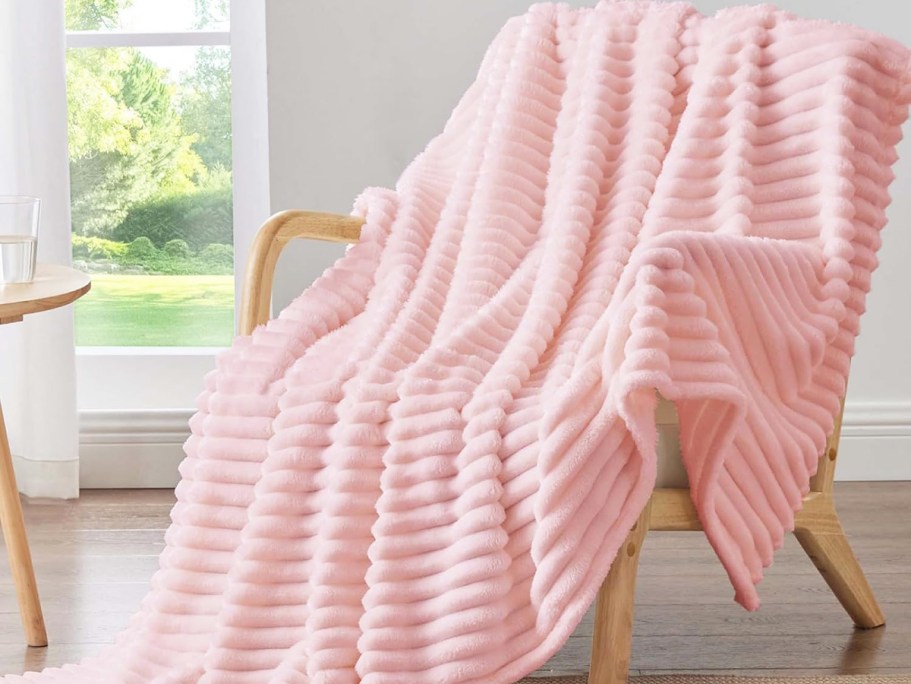 Plush Throw Blanket Only $7.59 Shipped for Prime Members
