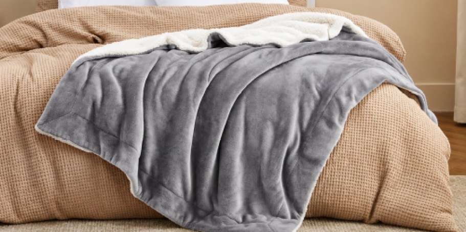 Sherpa Throw Blanket Just $10 on Amazon (Reg. $35)