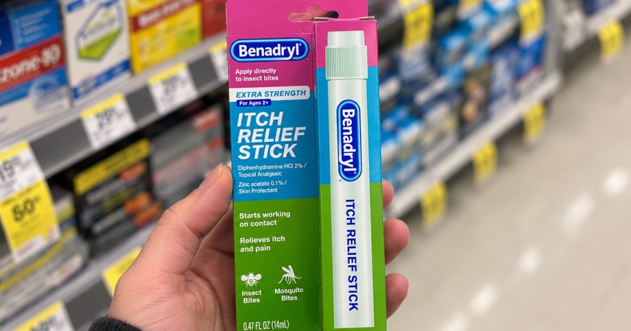 Price Drop: Benadryl Itch Relief Stick Just $1.32 Shipped on Amazon