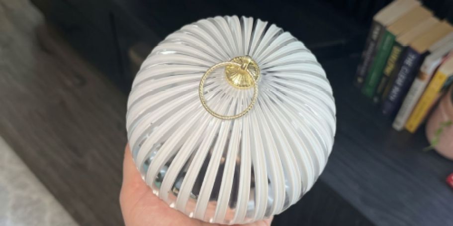 NEW Christmas Ornament Glass Jar Candles Under $10 on Walmart.com