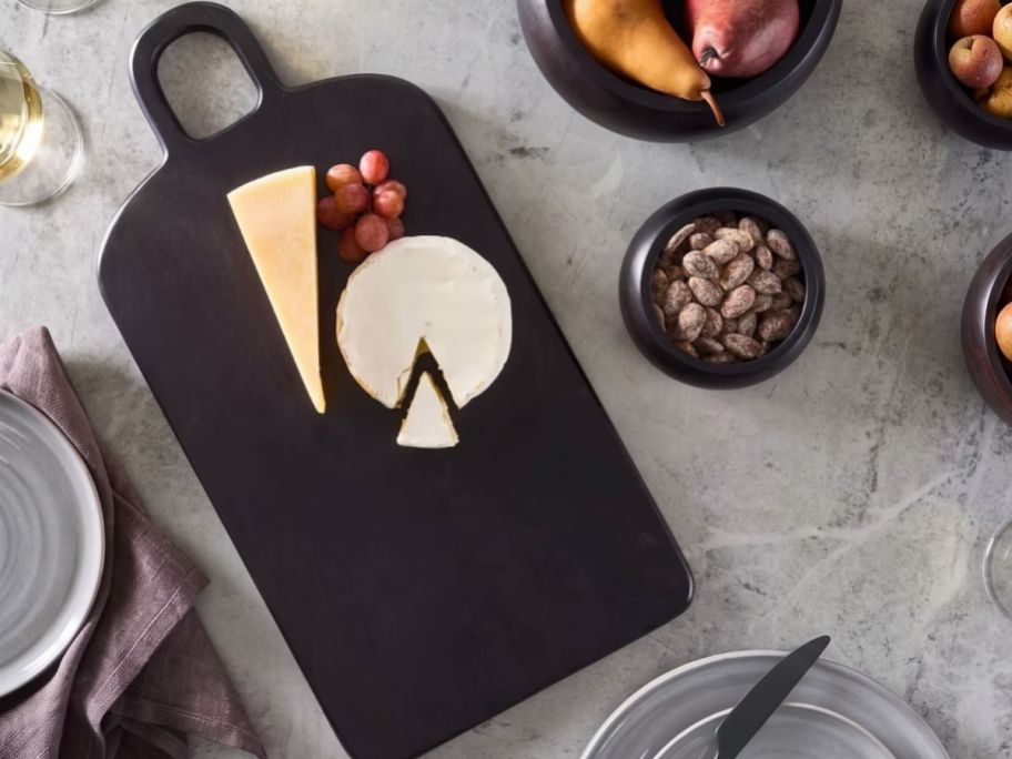 Better Homes & Gardens Black Wood Serving Board