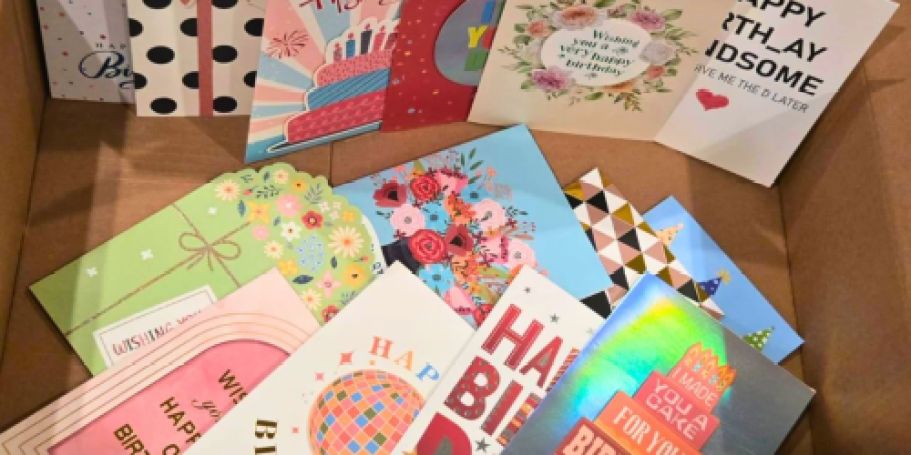 Assorted Birthday Cards w/ Envelopes 14-Count Just $6.62 on Amazon (47¢ Each!)