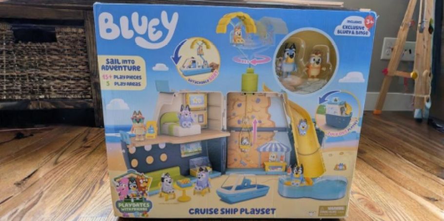 Bluey Cruise Ship Playset Only $25 on Walmart.com (Reg. $60)