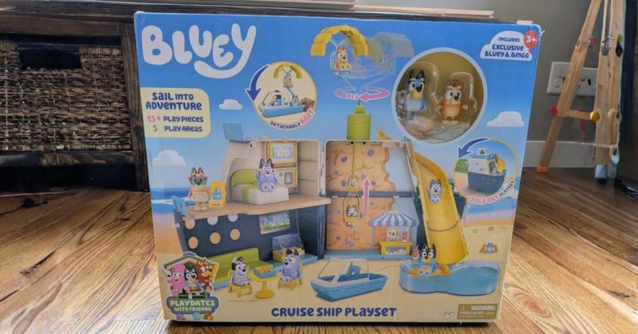 Bluey Cruise Ship Playset Only $25 on Walmart.com (Reg. $60)