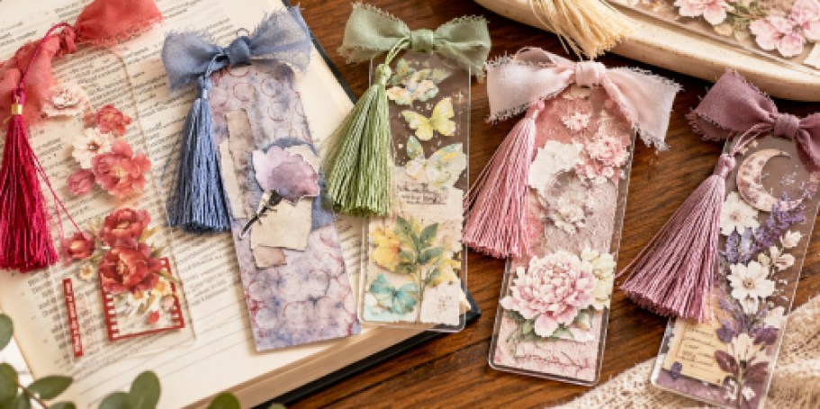 DIY Bookmark Making Kit Only $11.99 on Amazon (Includes Stickers, Tassels & More)