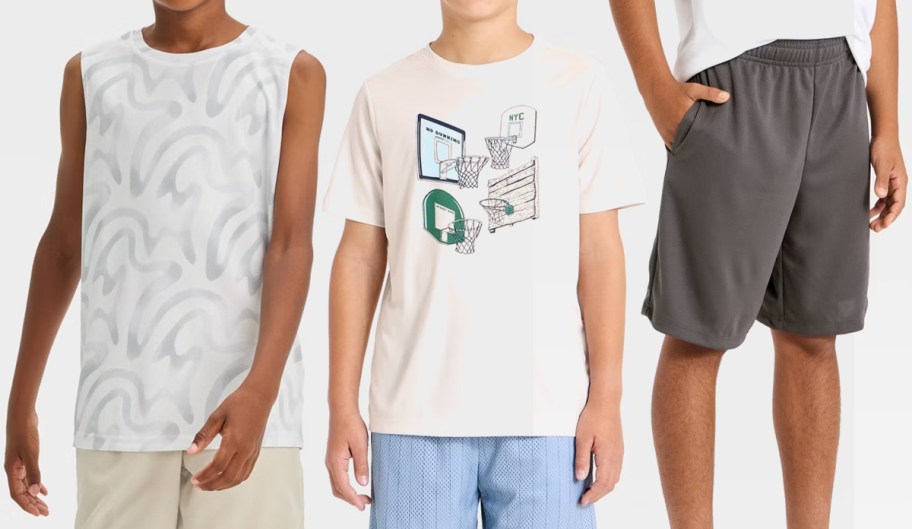 Boys Activewear Tops and Bottoms
