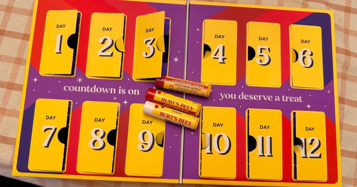 Burt’s Bees Lip Balm Advent Calendar Just $20.99 Shipped w/ Amazon Prime