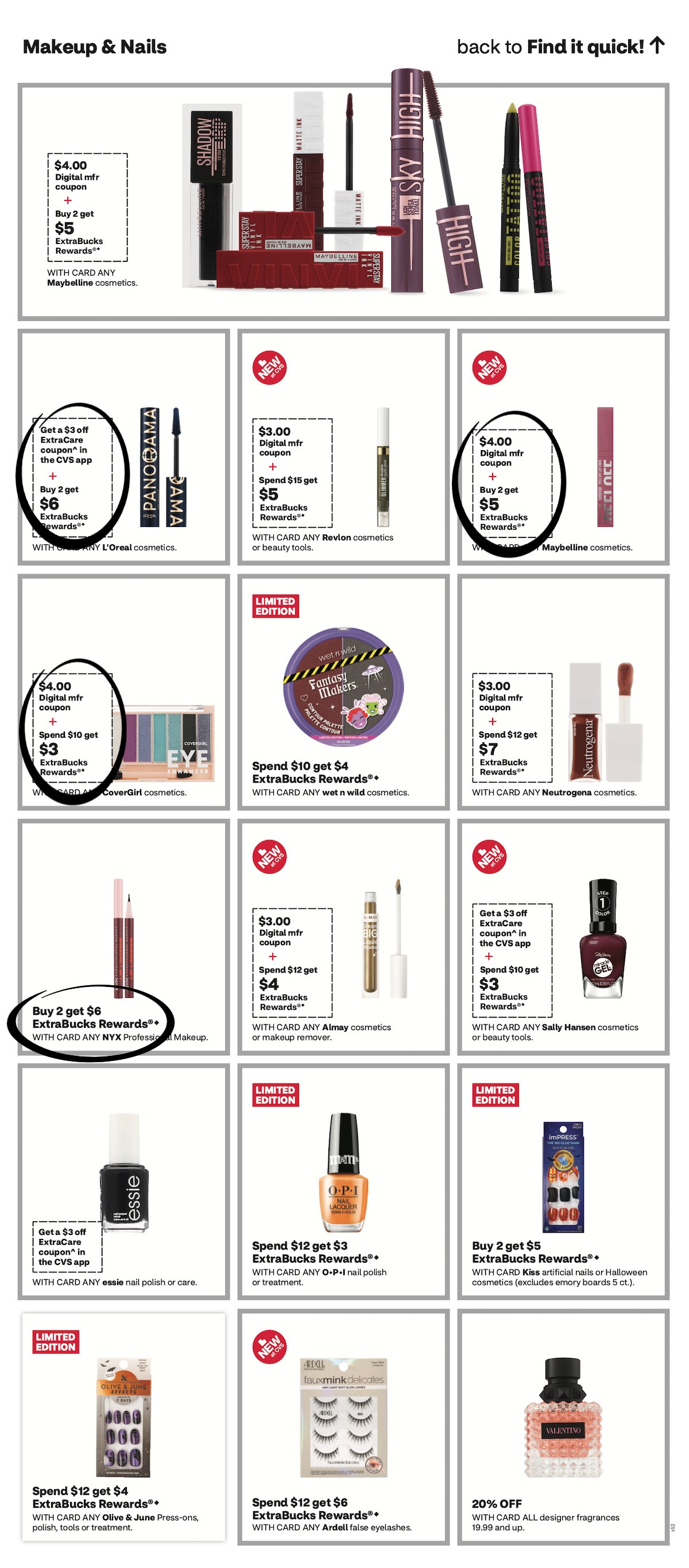 page from CVS ad