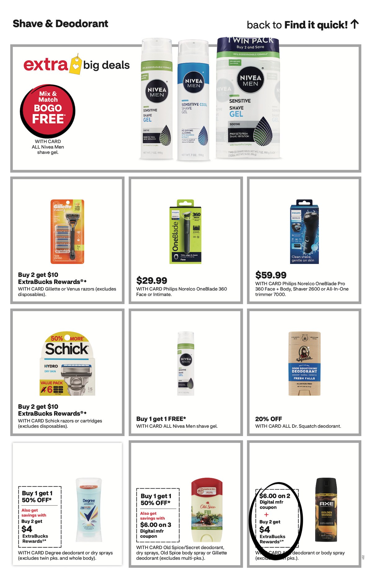 page from CVS ad