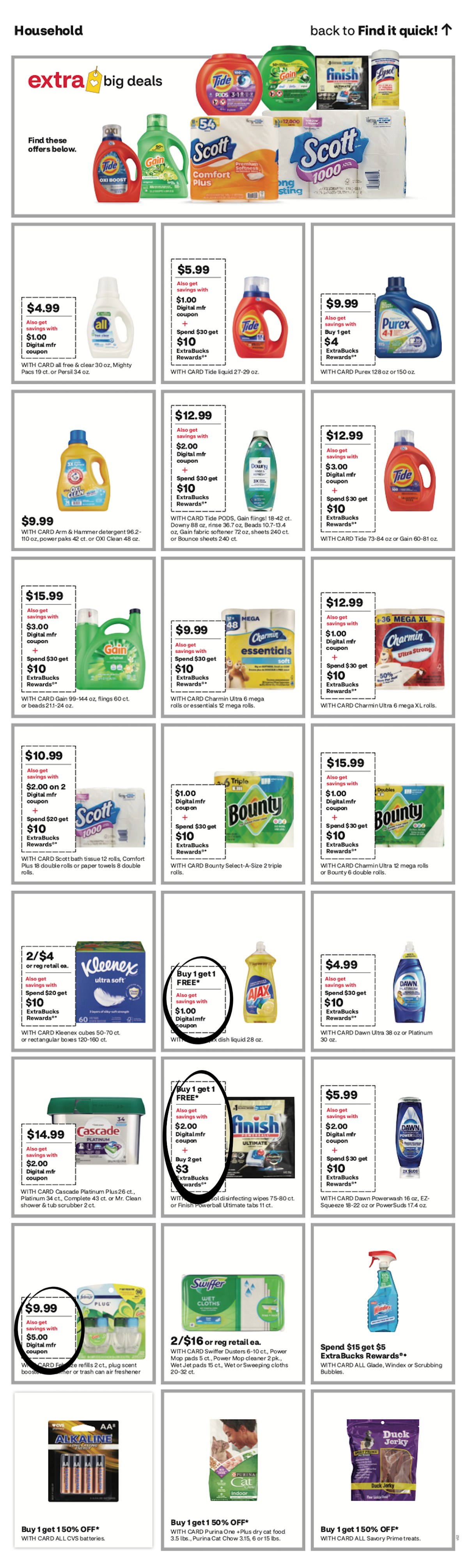 page from CVS ad