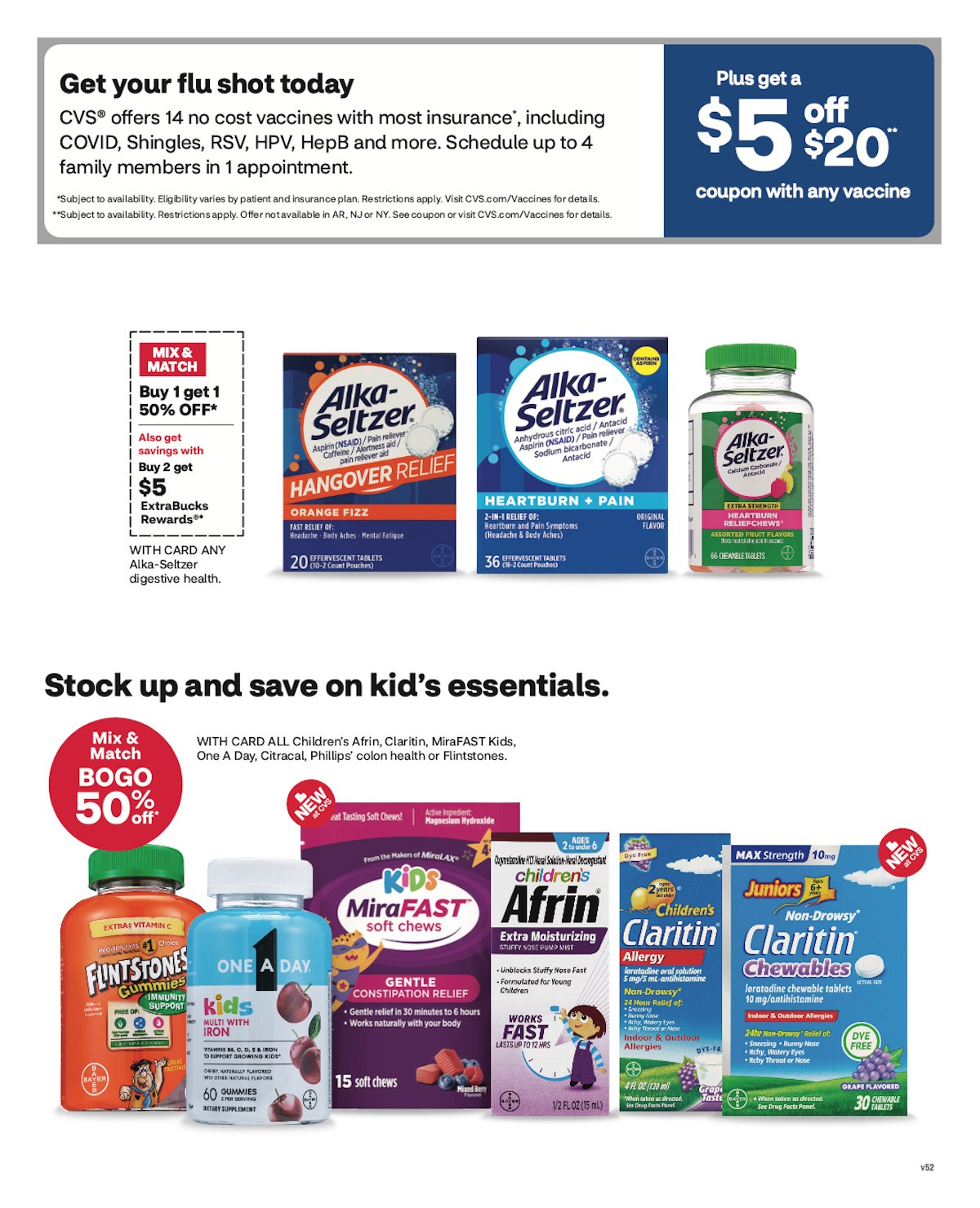 page from CVS ad