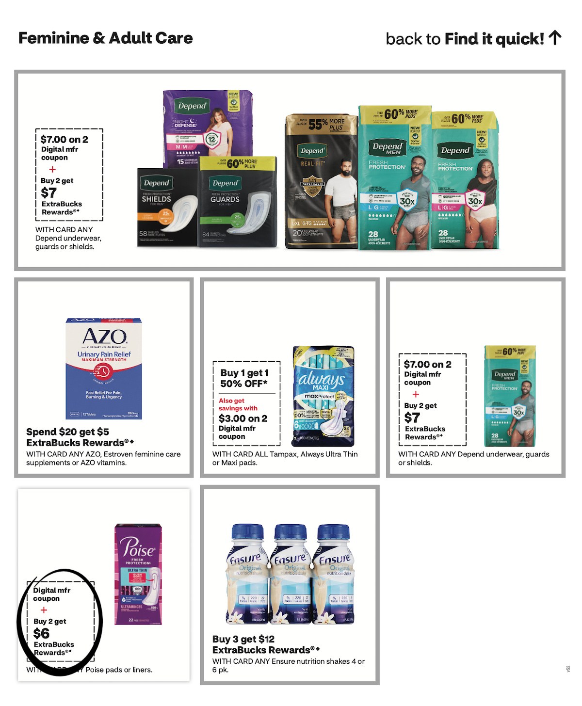 page from CVS ad