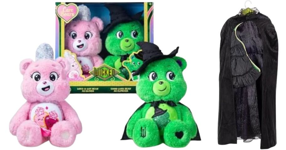 Care Bears X Wicked 2-Pack and Wicked Elphaba Dress