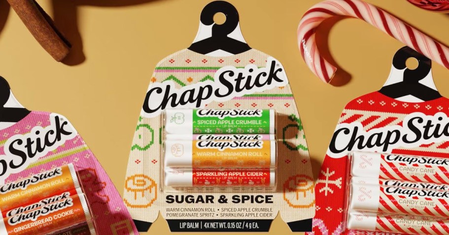 ChapStick Holiday Lip Balm 4-Pack Only $3.93 Shipped on Amazon