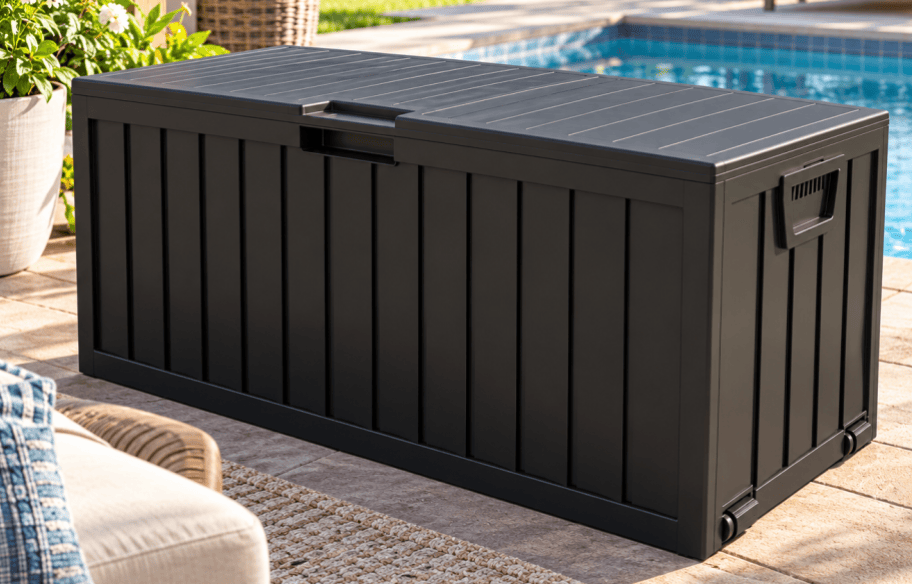 Storage Deck Box on patio