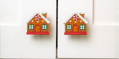These Christmas Knob Cover 12-Packs on Amazon Make Decorating SO Easy & Fun