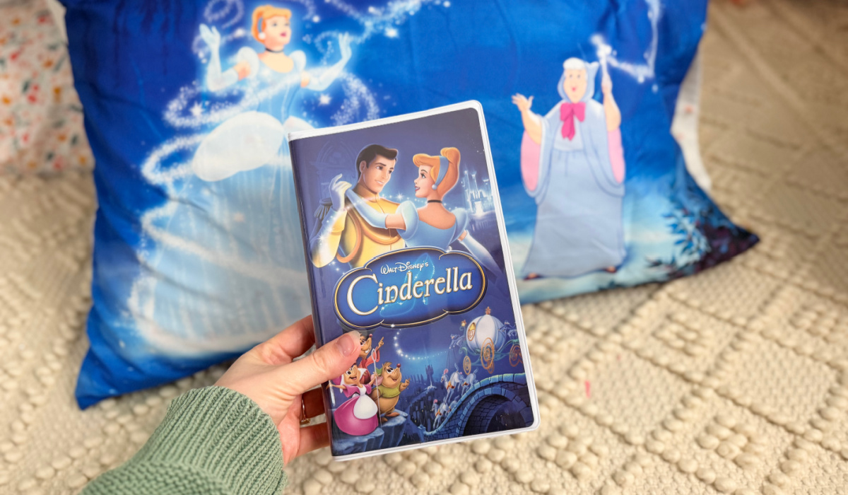 Disney Cinderella VHS Boxed Pillowcase Just $9.96 at Walmart