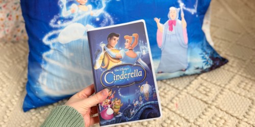 Disney Cinderella VHS Boxed Pillowcase Just $9.96 at Walmart