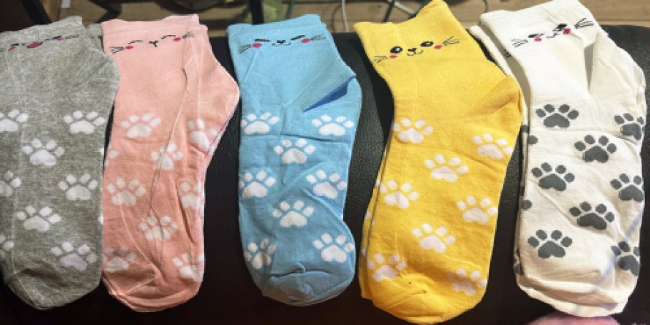 Women’s Wool-Blend Socks 7-Pack Only $6.49 on Amazon