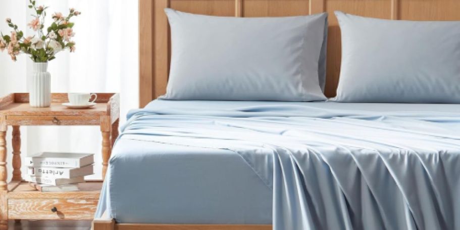 Queen-Size Cooling Deep-Pocketed Bed Sheets from $15.99 Shipped w/ Prime