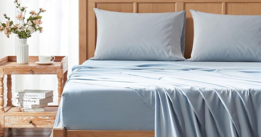 Queen-Size Cooling Deep-Pocketed Bed Sheets from $15.99 Shipped w/ Prime