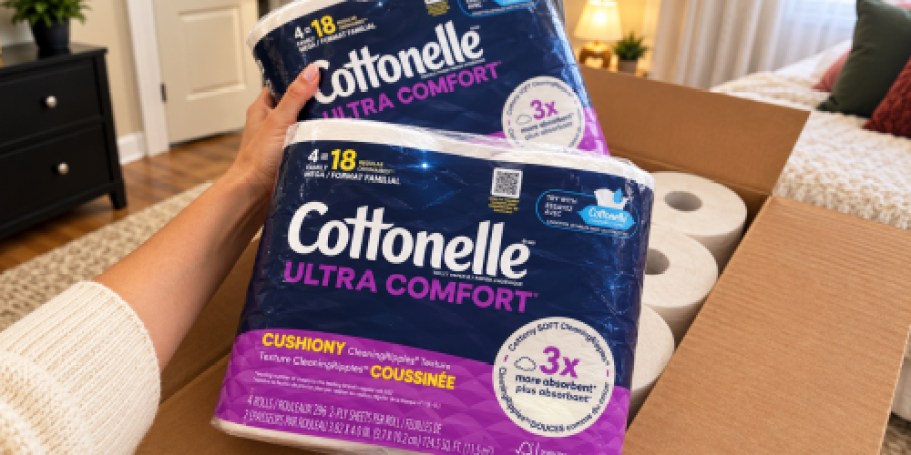 Price Drop: Cottonelle Toilet Paper Mega Rolls 32-Count Just $18 Shipped for Prime Members