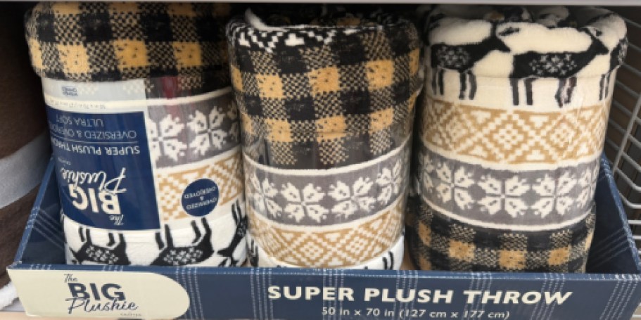 Like Kohl’s Blankets? This Similar Walmart Plush Blanket Is Only $9.97!