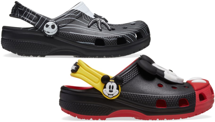 Crocs Toddlers Nightmare Before Christmas Classic Clogs and Crocs Kids Mickey Mouse Classic Clogs