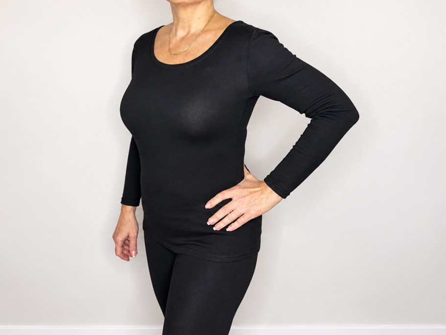 Women’s Fleece-Lined Thermal Underwear Set Only $9.99 on Amazon (Reg. $20)