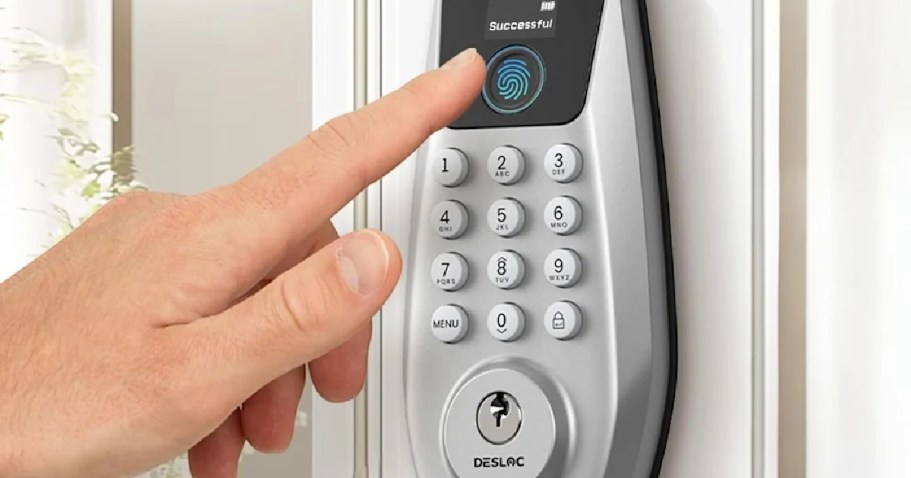 Fingerprint Smart Deadbolt w/ Passcode Just $14.99 Shipped (Reg. $60)