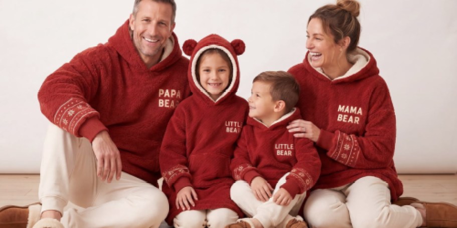 So Fun! Matching Fleece Hoodies from $11.99 on Walmart.com
