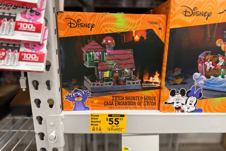 disney lighted ghostly town table top decor