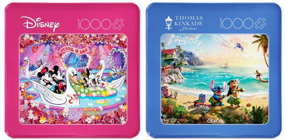 Disney Tunnel of Love and Lilo Stitch Puzzles
