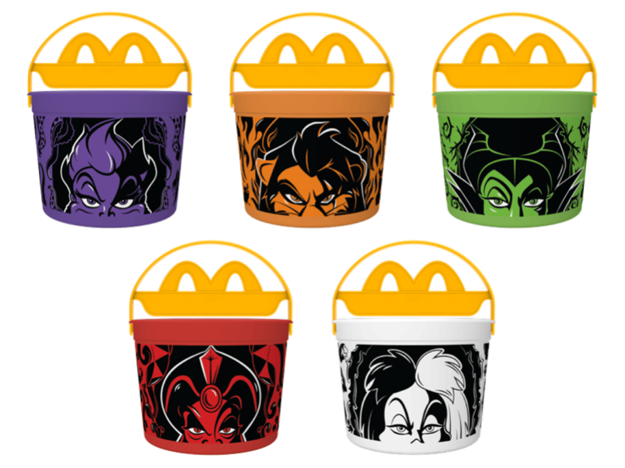 Disney Villains McDonalds Buckets