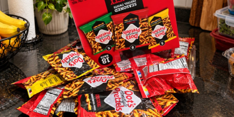 Dot’s Pretzels 18-Count Variety Pack Only $7.47 Shipped on Amazon