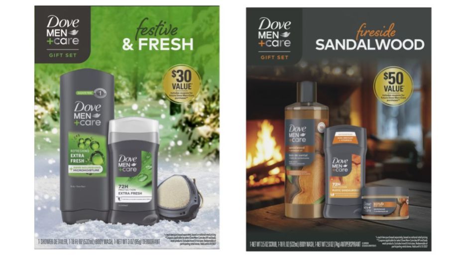 Dove Christmas gift sets