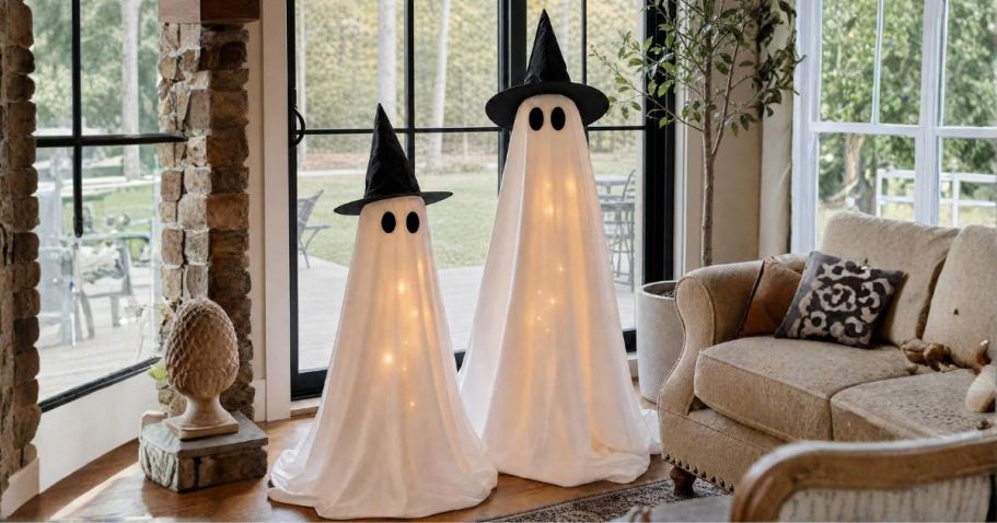TWO Light-Up Ghosts Just $19.99 on Amazon (Looks Like the $99 Pottery Barn Version!)