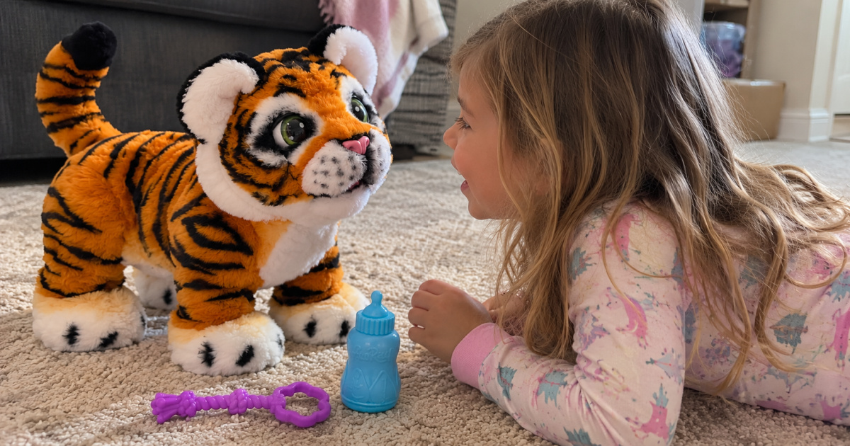 furReal Gabby the Grow & Roar Tiger Interactive Plush Toy