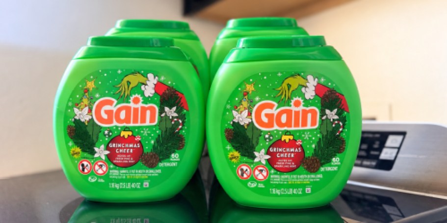 Your Laundry Just Got a Holiday Makeover! Gain Grinchmas Cheer Is on Sale at Amazon
