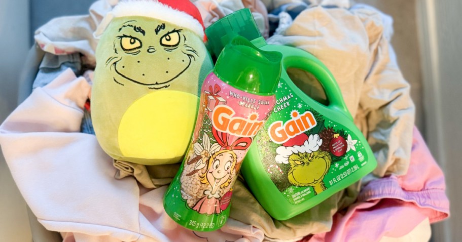 Even the Grinch Would Love These Gain Scent Booster Beads (Just $5.41 Each Shipped WYB 4 on Amazon!)