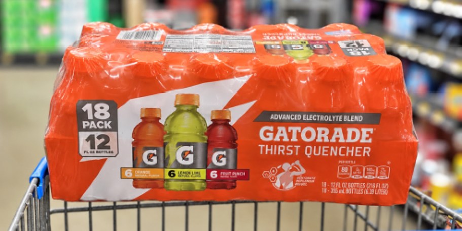 Gatorade Thirst Quencher 18-Pack Only $8.62 Shipped on Amazon