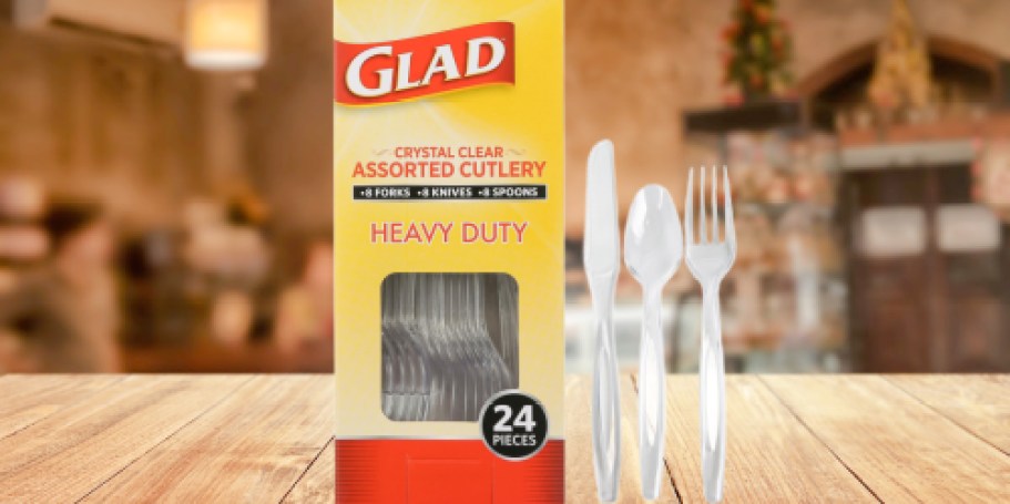 Glad Disposable Plastic Cutlery 24-Pack Just $1.45 Shipped on Amazon