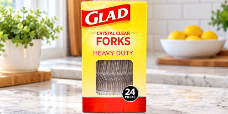 Glad Disposable Plastic Forks 24-Pack Just $1.51 Shipped on Amazon