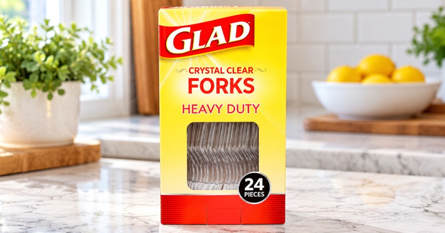 Glad Disposable Plastic Forks 24-Pack Just $1.51 Shipped on Amazon