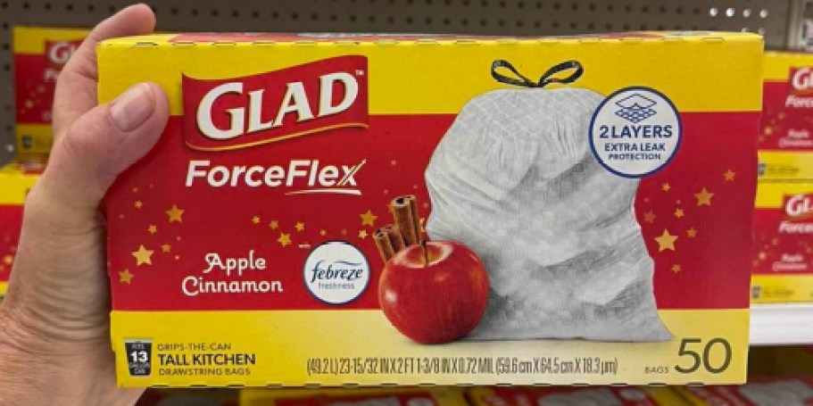 Glad Apple Cinnamon Scented Trash Bags Just $9.79 on Target.com (Reg. $14)!