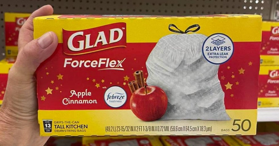 Glad Apple Cinnamon Scented Trash Bags Just $9.79 on Target.com (Reg. $14)!