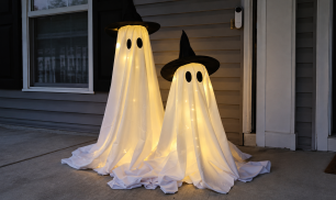 TWO Light-Up Ghosts Just $9.99 on Amazon (Looks Like the $99 Pottery Barn Version!)